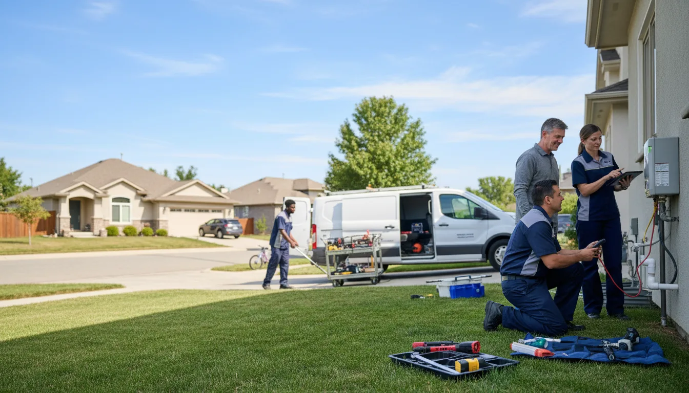 Tankless water heater service in Union City, OH